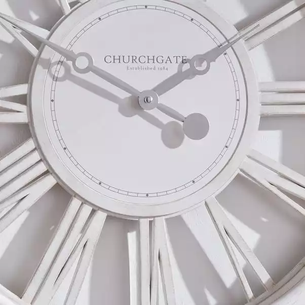 Dunelm Numeral 51cm Wall Clock Cream 4 Dunelm Numeral 51cm Wall Clock Cream - Image 2