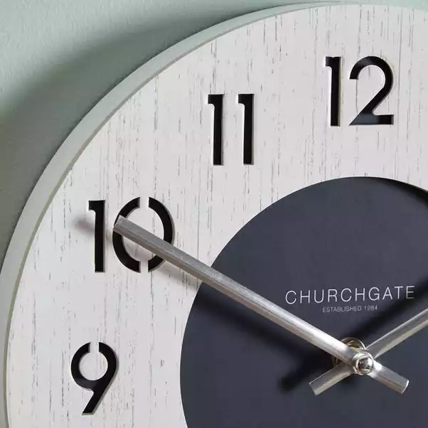 Dunelm Nautical 26cm Wall Clock White 4 Dunelm Nautical 26cm Wall Clock White - Image 2