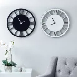 Dunelm Glitter Mirrored 50cm Wall Clock Silver -Cheap clocks Store 1000158112 alt02