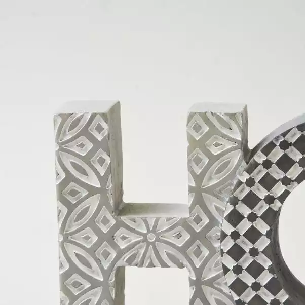 Dunelm Geo Home Word Ornament 4 Dunelm Geo Home Word Ornament - Image 2