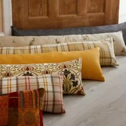 Dunelm Barkweave Ochre Draught Excluder -Cheap clocks Store 1000159219 alt04