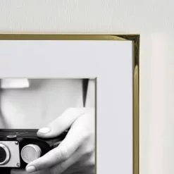 Dunelm Skinny Gold Edge Frame 8" X 10" (20cm X 25cm) -Cheap clocks Store 1000167840 alt02