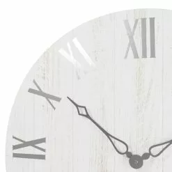 Dunelm Cream Distressed Wooden 60cm Clock -Cheap clocks Store 1000181508 alt02