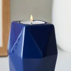 Dunelm Geometric Tealight Holder 10cm -Cheap clocks Store 1000182392 alt01