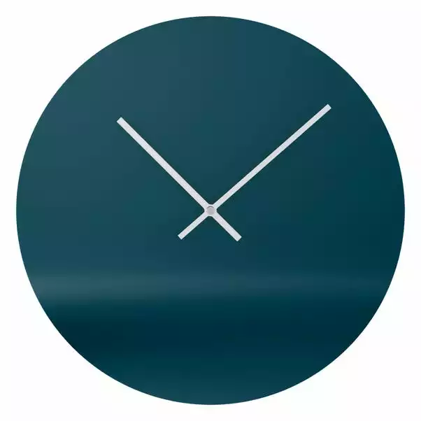 Dunelm Glass Peacock Engraved 30cm Clock 4 Dunelm Glass Peacock Engraved 30cm Clock - Image 2