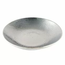 Dunelm Hammered Effect Silver Plate