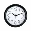 Dunelm Simply Plastic 24cm Wall Clock Black 1 Dunelm Simply Plastic 24cm Wall Clock Black -Cheap clocks Store 30179001