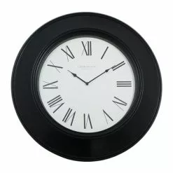 Dunelm Grantham 75cm Station Wall Clock Black
