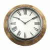 Dunelm Wooden Edge 31cm Wall Clock