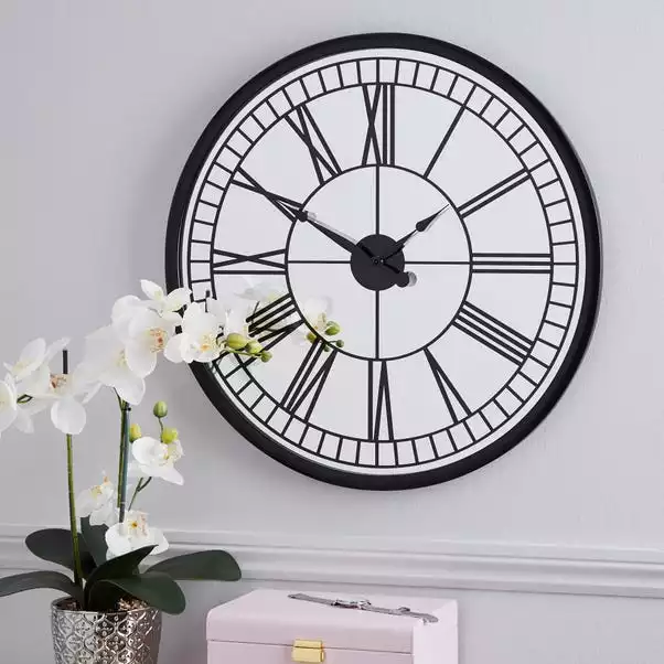 Dunelm Mirrored 57cm Wall Clock 3 Dunelm Mirrored 57cm Wall Clock