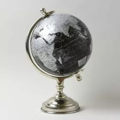 Decor Black And Silver Globe