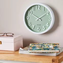 Dunelm 3D Numbers 25cm Wall Clock Sage