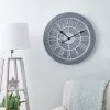 Dunelm Wooden 60cm Wall Clock Grey -Cheap clocks Store 30662770