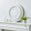 Dunelm Classic 60cm Wall Clock Cream