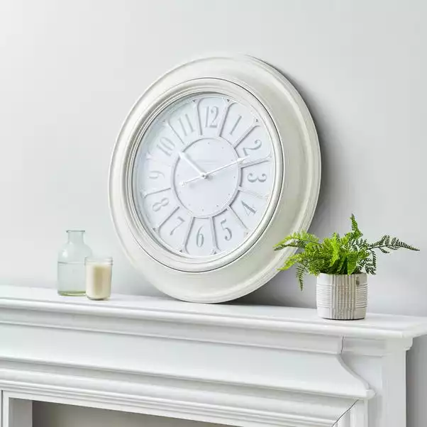 Dunelm Classic 60cm Wall Clock Cream 3 Dunelm Classic 60cm Wall Clock Cream