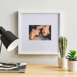 Dunelm White Oversized Mount Frame 7" X 5" (18cm X 12cm)