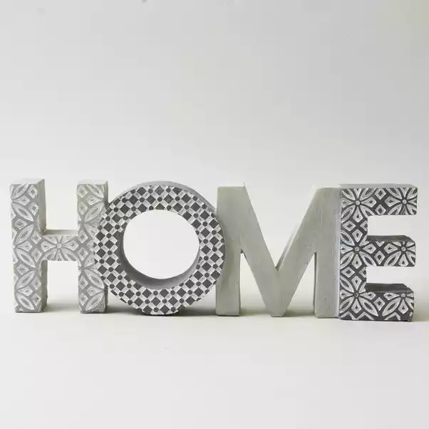 Dunelm Geo Home Word Ornament 3 Dunelm Geo Home Word Ornament