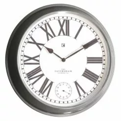 Cedar & Sage Kirby Clock Light Grey 52cm