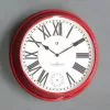 Cedar & Sage Kirby Clock Red 52cm -Cheap clocks Store 30673138