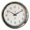 Cedar & Sage Marshfield Clock Chrome 41cm 1 Cedar & Sage Marshfield Clock Chrome 41cm -Cheap clocks Store 30673724