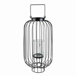 Dunelm Large Wire Cage Hurricane Lantern