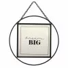 Dunelm Black Circular Hanging Frame 7" X 7" (18cm X 18cm) -Cheap clocks Store 30685978