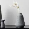 Dunelm Small Matte Grey Ceramic Vase -Cheap clocks Store 30686408