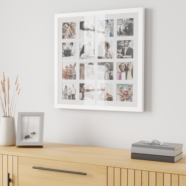 Dunelm White Square Multi App Photo Frame 3 Dunelm White Square Multi App Photo Frame
