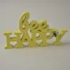 Dunelm Bee Happy Word Block -Cheap clocks Store 30721585