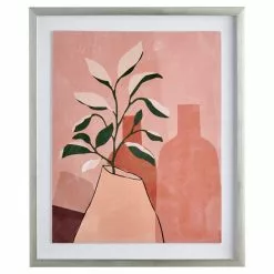 Dunelm Set Of 2 Pretty Vase Prints -Cheap clocks Store 30727213 alt02