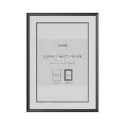 Dunelm Curby Photo Frame Black