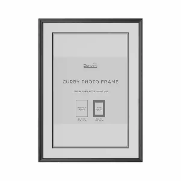 Dunelm Curby Photo Frame Black 3 Dunelm Curby Photo Frame Black