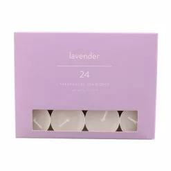 Dunelm Pack Of 24 Lavender Tealights -Cheap clocks Store 30731512 alt02