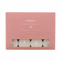 Dunelm Pack Of 24 Rhubarb Tealights