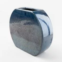 Dunelm Zen Round Flat Vase -Cheap clocks Store 30732441 alt01