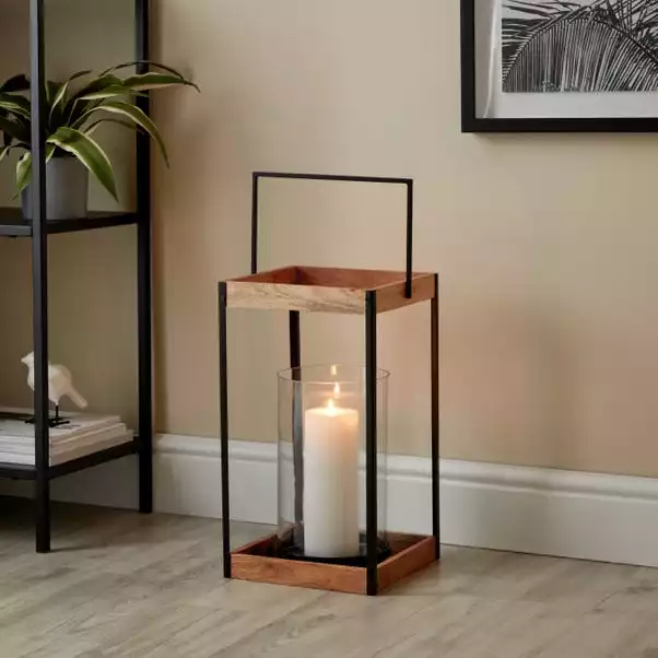 Dunelm Fulton Lantern 40cm 4 Dunelm Fulton Lantern 40cm - Image 2