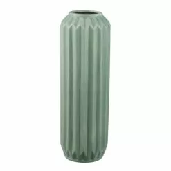 Dunelm Fluted Vase 25cm Sage -Cheap clocks Store 30753309 alt03