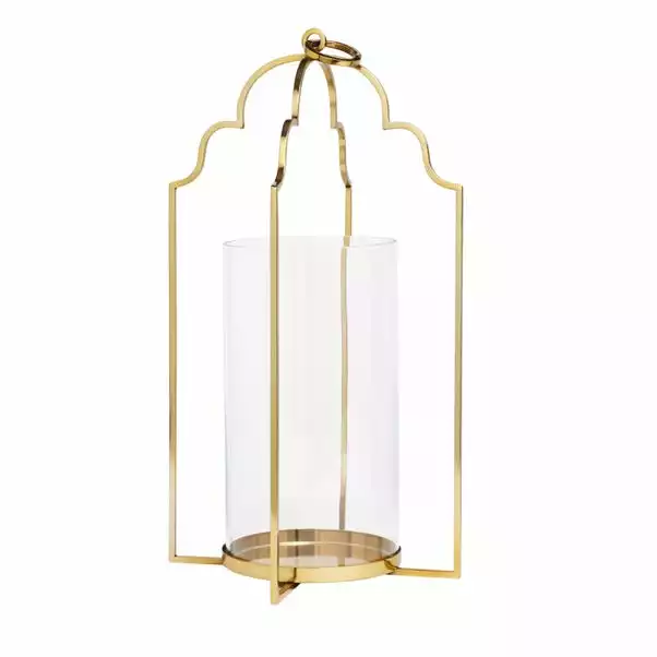 Dunelm Luxe Traveller Moroccan Lantern 50cm 5 Dunelm Luxe Traveller Moroccan Lantern 50cm - Image 3