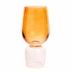 Elements Sculpt Two Tone Orange Glass Vase 32cm -Cheap clocks Store 30765680 alt03