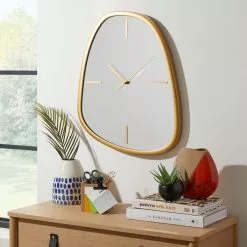 Dunelm Gold Pebble Clock