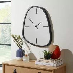 Dunelm Black Pebble Clock