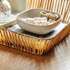 Dunelm Recycled Plastic Natural Tray -Cheap clocks Store 30766514 alt01