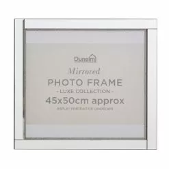 Dunelm Diamante Photo Frame 20" X 18" (50cm X 45cm) -Cheap clocks Store 30767210 alt02