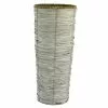 Dunelm Grey Woven Taper Vase -Cheap clocks Store 30769070