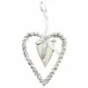 Dunelm Vintage Wicker Hanging Heart -Cheap clocks Store 30769173
