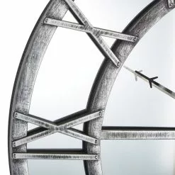 Dunelm Distressed Mirrored 57cm Clock Silver -Cheap clocks Store 30769194 alt03