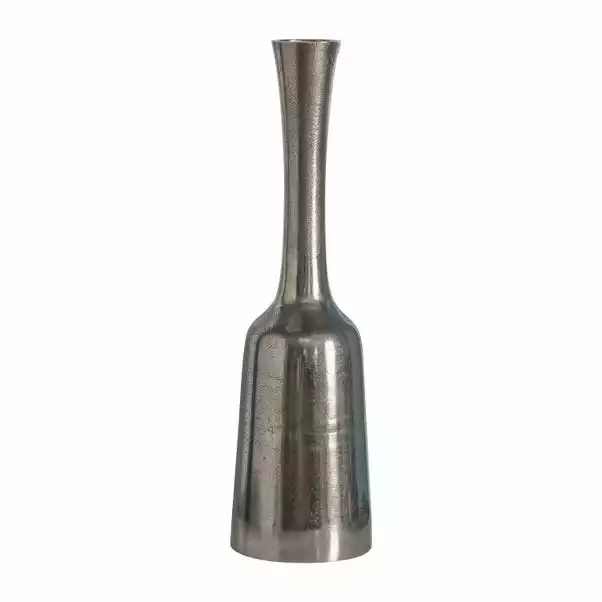 Cedar & Sage Slough Vase Nickel Medium 3 Cedar & Sage Slough Vase Nickel Medium