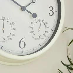 Dunelm Indoor Outdoor Country Cream Clock 40cm -Cheap clocks Store 30792006 alt03