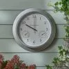 Indoor Outdoor Churchgate Galvanised Clock 35cm -Cheap clocks Store 30792007
