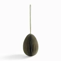 Dunelm Sage Paper Honeycomb Easter Egg Hanging Decoration -Cheap clocks Store 30792614 alt02